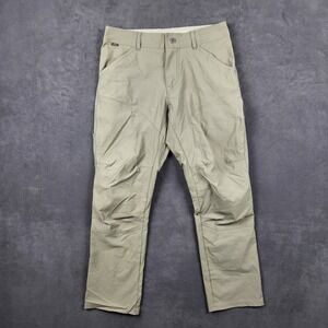 KUHL Renegade Pants Mens 32x30 Khaki Stretch Utility Outdoor Hiking Camping